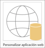 Icono de aplicaci�n web personalizada de Access