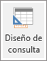 Icono de cinta de opciones de dise�o de consulta