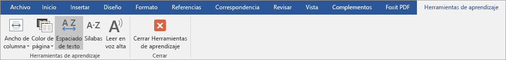 Herramientas de aprendizaje