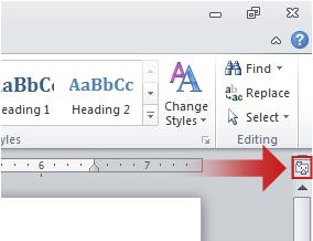 Bot�n de la regla de vista